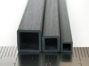 Carbon square tubes