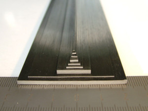 Carbon rectangular profiles